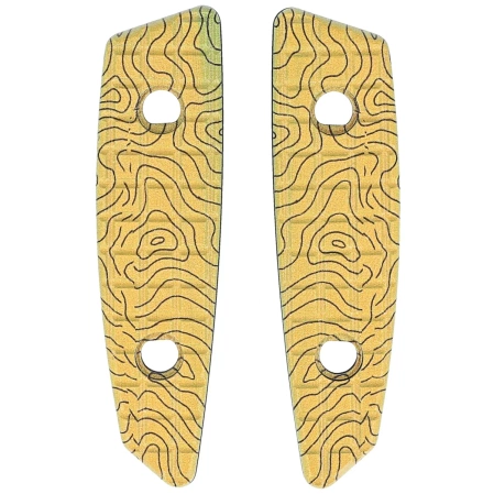 Turq Gear Map01 G10 Art Series Cubic knife grips