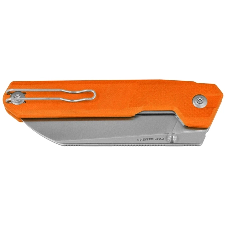 Civivi Hid Knife Orange G10, Satin 14C28N by Ostap Hel (C23008-4)