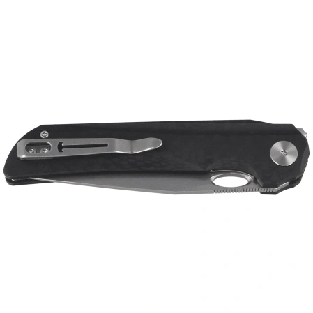 Nóż składany Bestechman Smuga Black G10 with Carbon Fiber Pattern, Stonewashed AEB-L by Kombou (BMK22A)