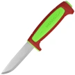 Nóż Mora Basic 511 (C) Ivy Green / Dala Red Polimer, Satin C100S Carbon