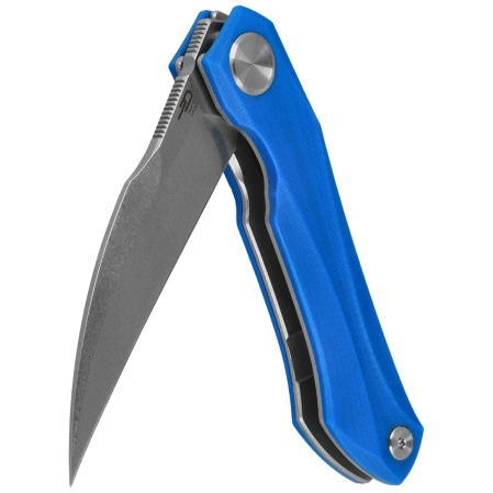 Nóż składany Bestech Ivy Blue G10, Stonewashed 14C28N by Ostap Hel (BG59B)