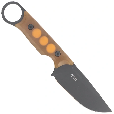 Kizer Cabox Knife Yellow PEI, Black Nitro-V by Jonathan Styles (1048A6)