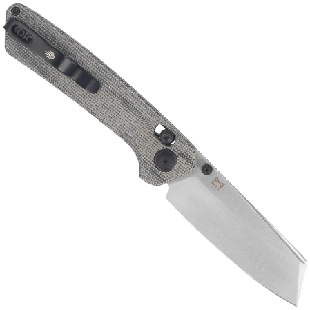 Kizer Madrac Knife Black Norplex UltreX Micarta, Satin Nitro-V by Matteo Pignatelli (V3693A3)