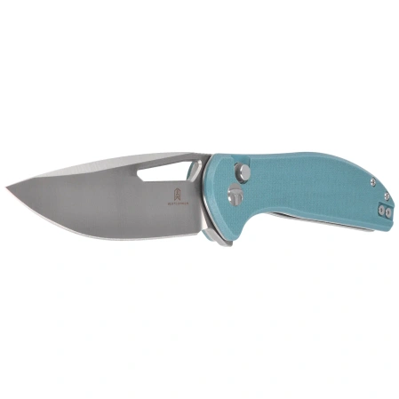 Nóż składany Bestechman Whalefin Blue G10, Stonewashed / Satin D2 (BMK18B)