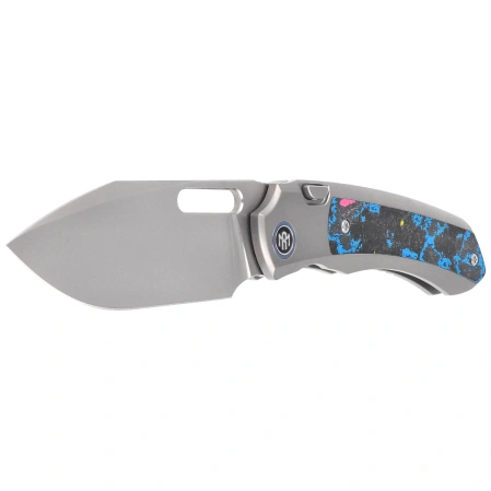 Remette Orca Knife Gray Titanium/Ultimate Warrior CamoCarbon, Pearlescent M390 (ORCAUR)