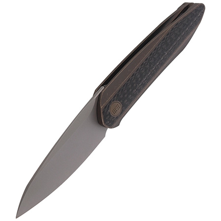 Nóż składany WE Knife Black Void Opus Bronze Titanium / Carbon Fiber, Stonewashed CPM 20CV by Justin Lundquist (2010A)