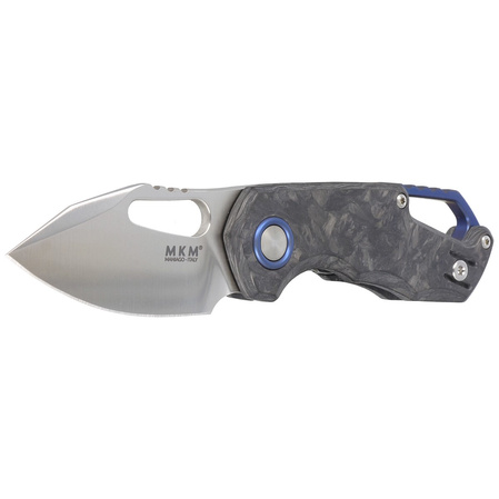 Nóż składany MKM Isonzo Clip Point Marbled Carbon Fiber, Satin M390 by Jesper Voxnæs (MK FX03M-3CM)
