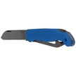 MAC Coltellerie Boat 2 Sailing Knife Blue PP/TPE,  Satin W 1.4034 (MC BOT2.B)