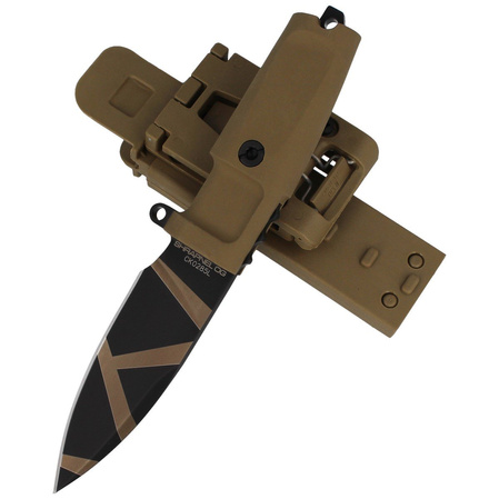 Extrema Ratio Shrapnel Knife OG Desert Forprene, Desert Warfare N690 (04.1000.0160/DW)