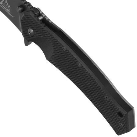 Fox M1 Knife Black G10/Titanium, Black DLC N690Co by Rob Walker (CED-01)