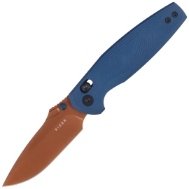 Nóż składany Kizer Khamsin Navy Blue Aluminium, Sunset Metal PVD Nitro-V by Maksim Epifantsev (V3791A2)