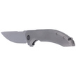 WE Knife Quixotic Gray Titanium, Silver Bead Blasted CPM 20CV (WE21016-1)