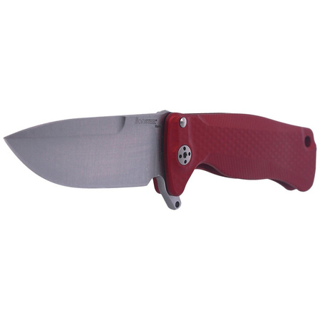 LionSteel SR22A Red Aluminum, Satin Sleipner by Molletta (SR22A RS)