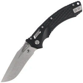 Microtech Amphibian Ram-Lok Mini S/E Knife Black Frag Aluminum, Stonewashed M390MK by Tony Marfione (137MRL-10FR)