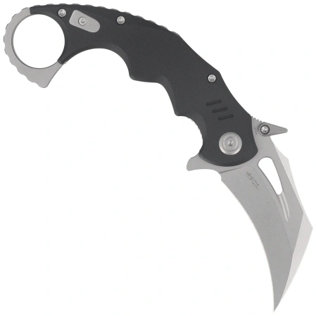 Nóż składany Kubey Mini Wrath Black G10, Beadblasted 14C28N by MUZI Design (KU262A)