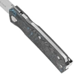 Maserin Power 502/B Knife Black-Blue Fat Carbon, Satin N690 by Sergio Consoli