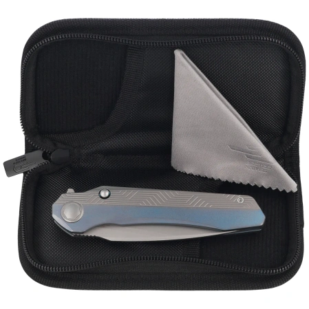 Nóż składany Bestech Wet Nellie Blue/Grey Titanium, Fine Stonewashed MagnaCut by Kombou (BT2505A)