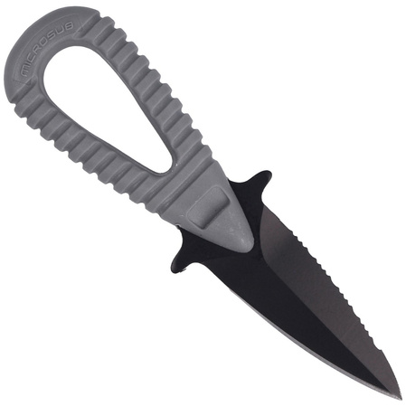 MAC MicroSub 304 Diving Knife Gray ABS, Black Idroglider W 1.4301