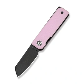 Nóż składany Civivi Kukei Powder Pink G10, Black Stonewashed Nitro-V by Tashi Bharucha (C25036-1)