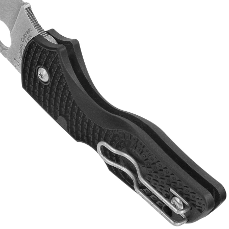 Nóż składany Spyderco Lil' Native Lightweight Black FRN, Satin CTS BD1N by Eric Glesser (C230PBK)