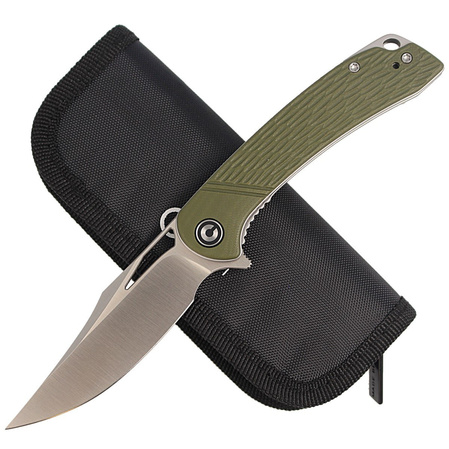 CIVIVI Knife Dogma OD Green G10, Satin Finish (C2005A)