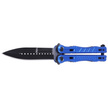 Martinez Albainox Balisong Blue Aluminium, Black Blade (02101)