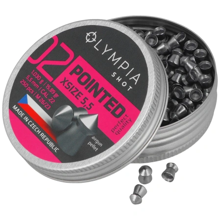 JSB Olympia Shot Pointed XSize Pellets 5.50 mm, 1.030 g, 250 pcs (500238-250)