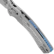 Microtech Marfione Select Amphibian Ram-Lok S/E Signature Knife Frag Pattern Titanium, Blue HW, Stonewashed M390MK by Tony Marfione (137RL-10FRMS2)