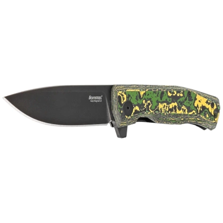 LionSteel Myto Knife Toxic Storm Fat Carbon, Old Black MagnaCut by Molletta (MT01 MC TS)