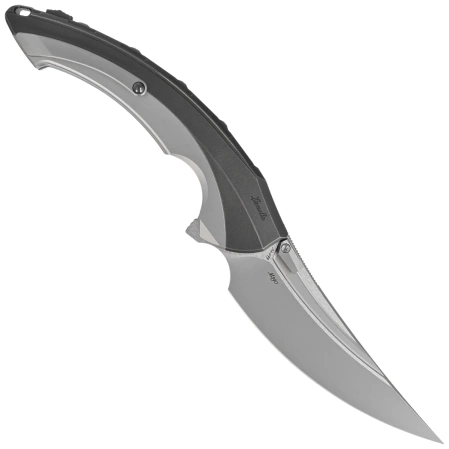 RikeKnife Lamella Dark Gray Titanium, Satin M390 (RK-Lamella-DP)