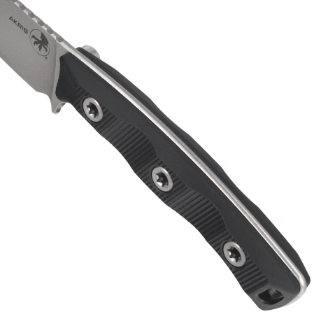 Microtech Akris S/E Knife Black G10, Stonewashed M390MK by Tony Marfione (95-10BK-5)