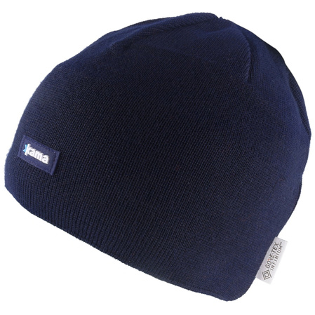 Kama Navy, Merino Wool GORE-TEX INFINIUM™ WINDSTOPPER® beanie (AW19-108)