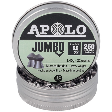 Śrut Apolo Jumbo 5.52 mm 250 szt. 1.40g/22.0gr (19921-2)