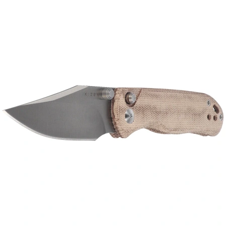 Nóż składany Kizer Drop Bear 2 Brown Micarta, Satin Nitro-V by Azo (V3619.2CC1)