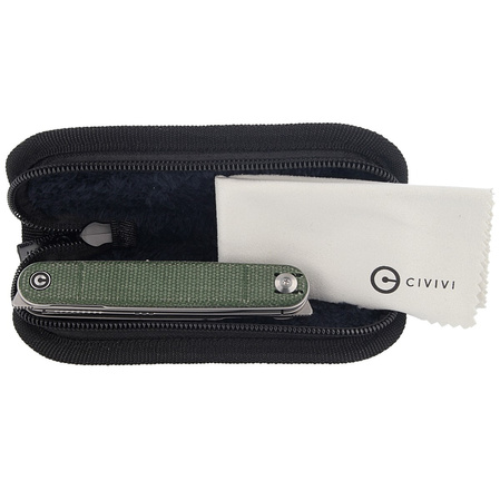 CIVIVI Crit Green Micarta, Stonewashed with Multi-Tool (C20014F-3)