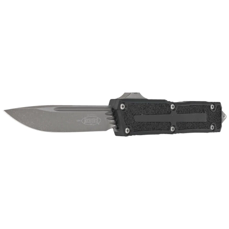 Microtech Scarab II Gen III S/E OTF Knife Black Aluminum, Apocalyptic M390MK by Tony Marfione (1278-10AP)