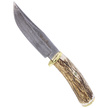 Muela Braco-11DAM Deer Stag Knife, Damascus