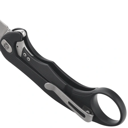 LionSteel L.E.One Mid Karambit Knife Black Aluminium, Stonewashed M390 by Emerson Design (LE2 A BS)
