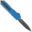 Nóż automatyczny OTF Microtech Scarab II Gen III Executive D/E Blue Aluminum, Black M390MK by Tony Marfione (1175-1BL)