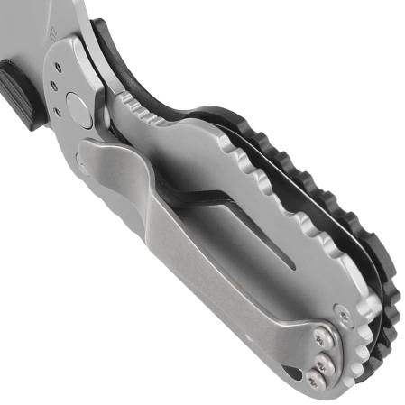 Nóż składany Böker Plus Subcom 2.0 Black Zytel, Beadblast D2 by Chad Los Banos (01BO525)