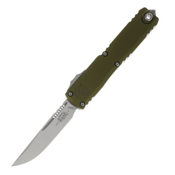 Nóż automatyczny OTF Microtech Ultratech Gen IV S/E OD Green Aluminium, Stonewashed M390MK by Tony Marfione (11214-10OD)