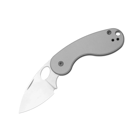 Kizer Microbe TSJ AirTi Knife Light Gray Aluminum, Stonewashed S35VN by Maksim Epifantsev (Ki2742TSJA1)