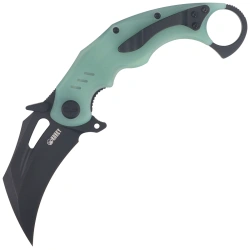 Nóż składany Kubey Wrath Jade G10, Blackwashed 14C26N by MUZI Design (KU261K)