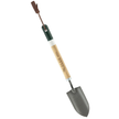 Adler Holly Gardening Trowel, C45 Steel, Green/White Hickory Handle (380.0E03KA025)