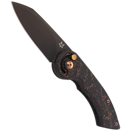 Nóż składany FOX Radius Carbon Fiber/Copper, Black PVD M390 by Denis Simonutti (FX-550 CFB)