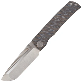 Kubey KB Knives Mosquito Flame Titanium, Satin M390 by Dudnik Design (KB409B)