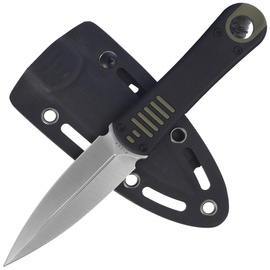 Nóż Kizer Hidden Agenda Black-Green G10, Satin AEB-L by Justin Lundquist (1083A2)