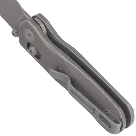 Nóż składany Bestechman Sprite Dark Grey Titanium, Dark Bead Blast Stonewashed M390 (BMK21D)