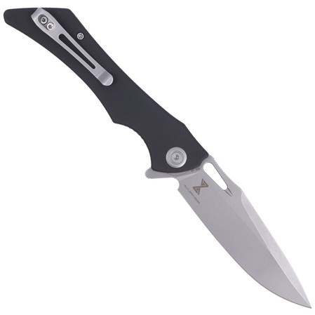 Kubey Raven Knife Black G10, Beadblasted AUS-10 by Jelly Jerry (KB245D)