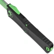 Microtech Combat Troodon Gen III S/E OTF Knife Black Aluminum, Green Mamba Cerakote M390MK by Tony Marfione (1143-1GMSK)